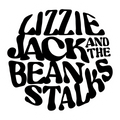 Black text 'Lizzie Jack and the Beanstalks' on a white background